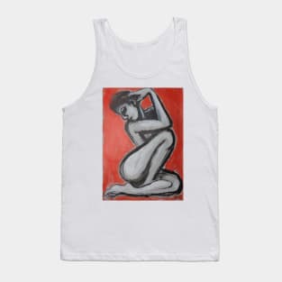 Posture 2 - Female Nude Tank Top